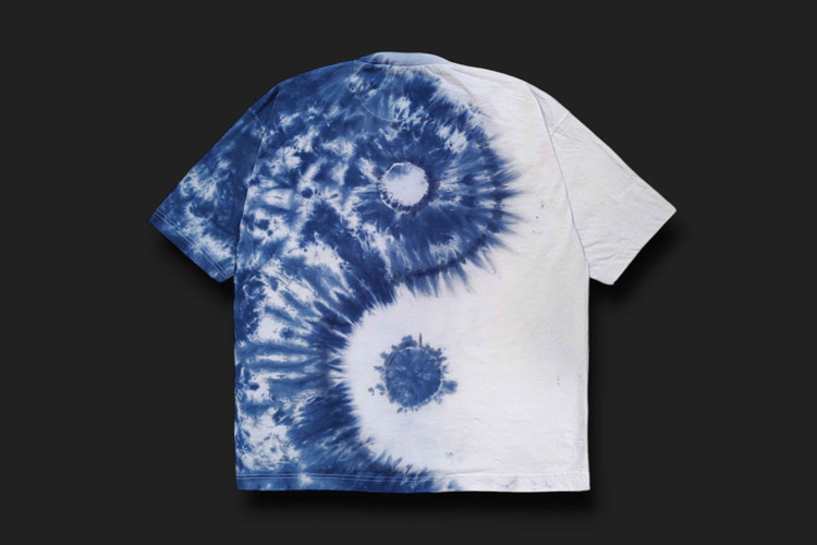 Yin Yang TieDye Tshirt Blue