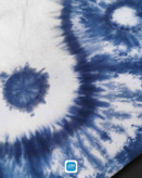 Yin Yang TieDye Tshirt Blue