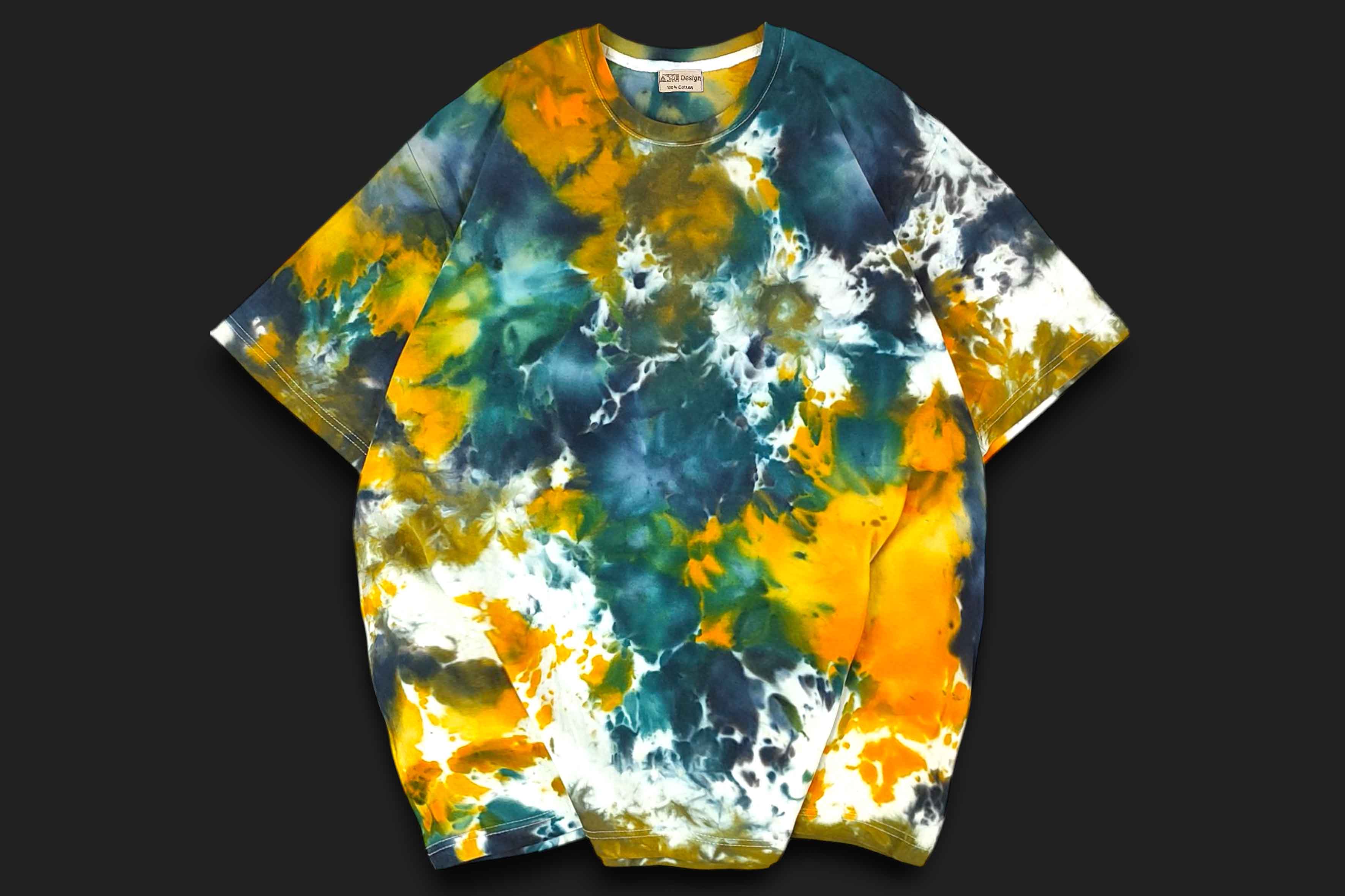 تیشرت آیس دای ( شیبوری ) دو رنگ